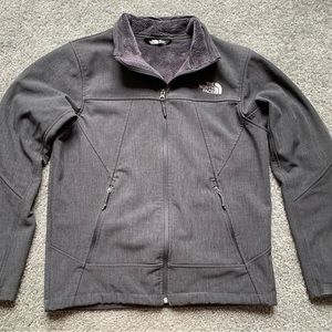 Mens North Face Charcoal Gray Jacket - Size Small